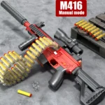 M416 Manual Soft Bullet Toy Gun 6cm Safe Soft Bullet Outdoor Interactive Suitable Cross border hot selling - Image 7