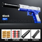 Soft Bullet Toy Gun for 6+ Kids Outdoor Combat Weapon Eat Chicken Toys with Silencer Foam Ejection Toy Gun Toy For Boys Girls - Image 2