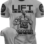 T-Shirt d'entra?nement complet de r??cup??ration imprim?? en 3D T-Shirt de gymnastique dr?le T-Shirt de gymnastique en coton de haute qualit?? pour hommes manches courtes homme musculaire Tough Guy