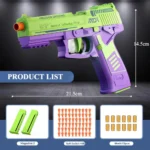 M92 2011 Toy Gun Education Pistol Model Continuous Shell Throwing Soft Bullet Launcher Outdoor Shoot Games for Children Gift - Image 7