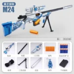 Large Gift Box Version M24 Shell Soft Bullet Gun Awm Can Fire Sniper Rifle Boy Toy Gun Model Manually Loaded Christmas 2025 - Image 4
