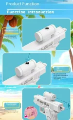 Funny Double-Sided Reverse Water Gun - Summer Prank Toy,Mini Tactical Water Sprayer for Kids & Adults, Pool Beach Water Fight - Image 5