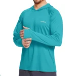 T-Shirt ?? capuche pour hommes, Performance UPF50 +, manches longues, d??contract??, Protection solaire, course ?? pied, s??chage rapide, Protection solaire, v??tements de p??che
