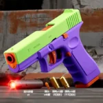 Dual Mode Shell Throwing G17 Laser Edition Automatic Shooting Radish Gun Toy Gun Soft Bullet Pistol Children's CS Weapon - Image 6