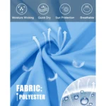 TACVASEN T-Shirts de Protection solaire ?? manches longues pour hommes, sweat ?? capuche d??contract?? r??sistant aux UV T-Shirts respirants l??gers ?? s??chage rapide T-Shirts masculins - Image 4