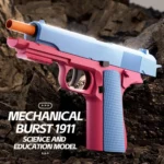 M92 2011 Toy Gun Education Pistol Model Continuous Shell Throwing Soft Bullet Launcher Outdoor Shoot Games for Children Gift - Image 4