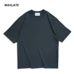 WAVLATII-T-shirt Respir?? pour Homme et Femme, Streetwear D??contract??, Blanc, Noir, Basique, ??t??, Y-for Young, Nouveau, 260, 101WMT2401 - Image 3