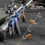 Children's Manual Soft Bullet M416 Soft Bullet Gun Can Fire Submachine Gun Model Boy Toy Gun Action Loading Assault Rifle - Image 5