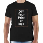 T-shirt personnalis?? femmes hommes personnalis?? imprim?? 100% coton ?? manches courtes votre Logo Photo marque texte t-shirt personnaliser v??tements graphiques - Image 2