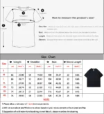 220gsm lourd grande taille plaine T-Shirt pour hommes ??t?? qualit?? ?? manches courtes T-Shirt coton couleur unie ?? la mode d??contract?? blanc noir haut - Image 6