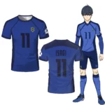 Maillot de football Anime Blue Lock pour enfants, Isagi, YopiercFootball, T-shirt Cosplay, Hyoma, Chigiri, Meguru, Bachira Tee, V??tements originaux japonais